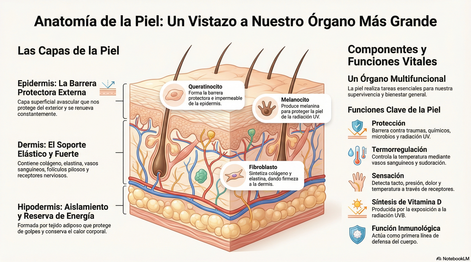 partes de la piel