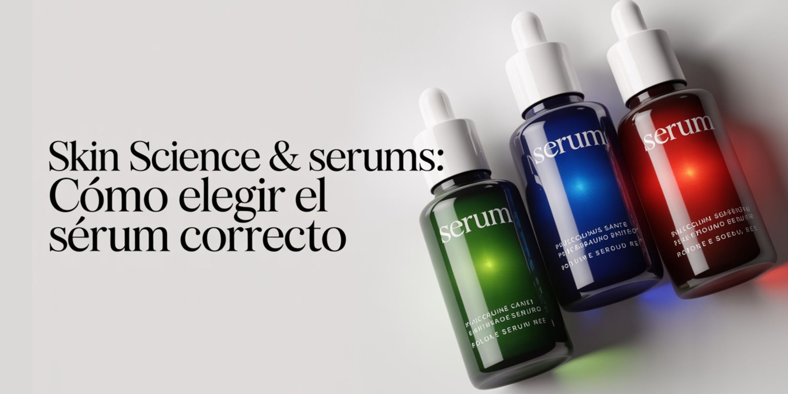 Skin Science & Serums: Cómo elegir el sérum correcto