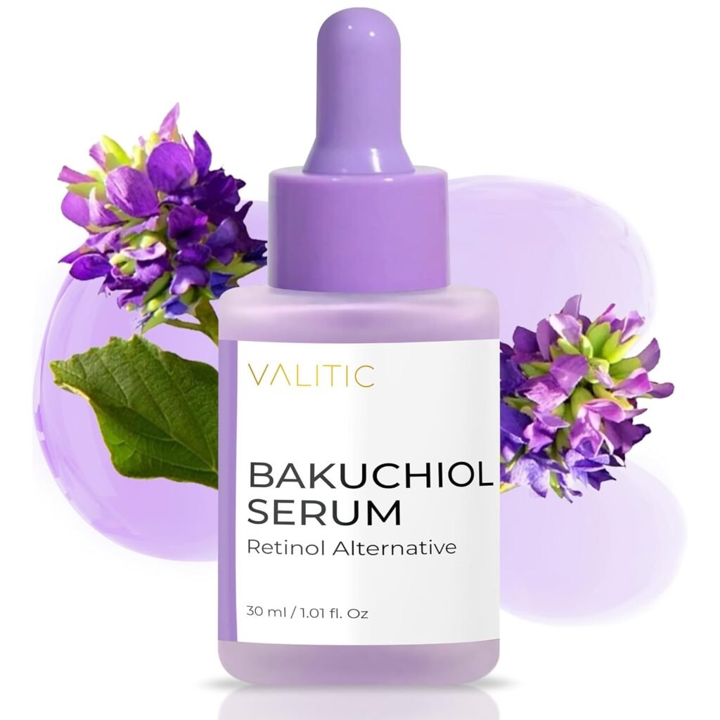 Suero facial alternativo al retinol – Tratamiento facial antienvejecimiento, hidratante y tono de piel de noche – niacinamida, ácido hialurónico, péptidos, vitamina C, escualano