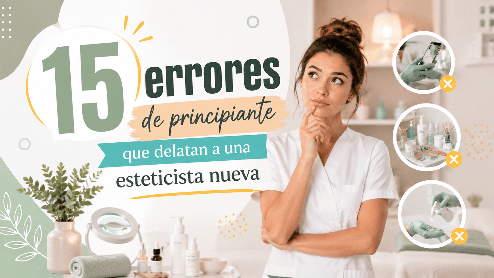 Errores de esteticista principiante