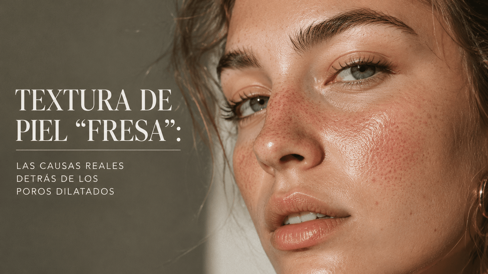 Textura de piel fresa