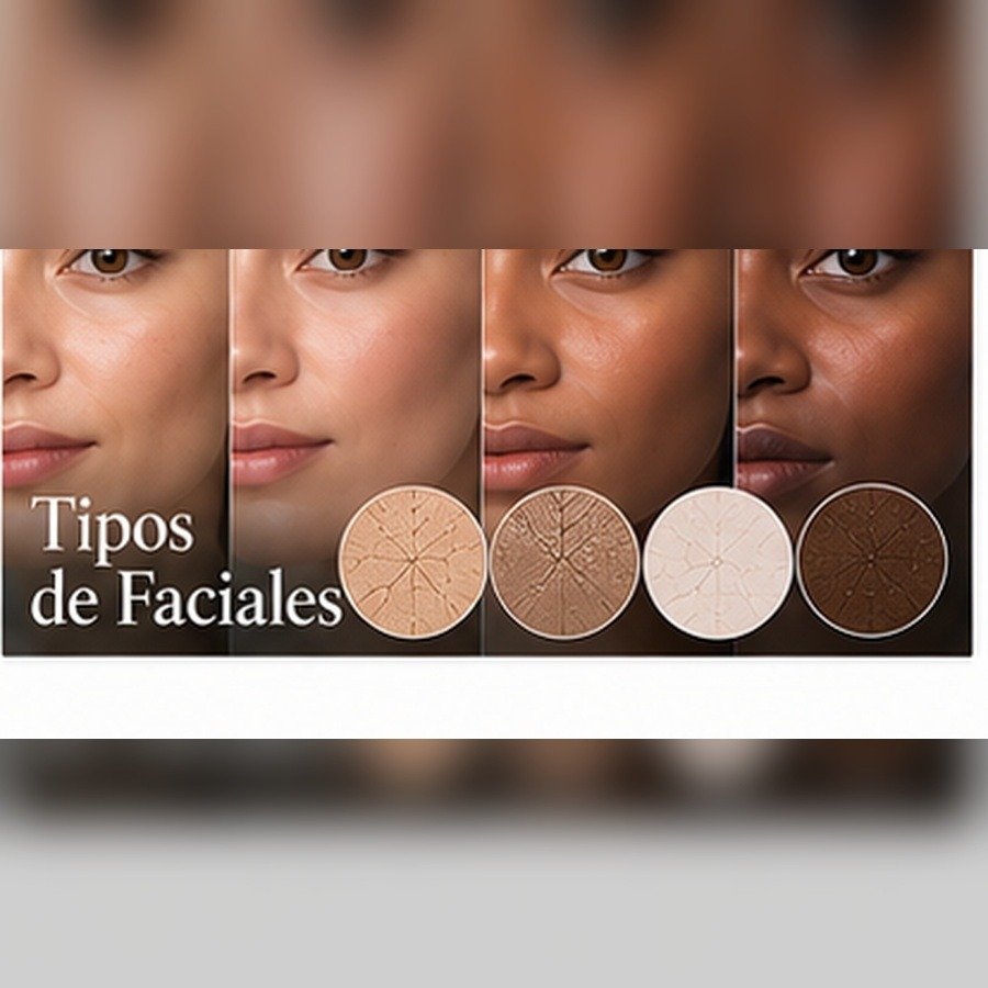 Módulo de tipos de faciales según necesidad de la piel