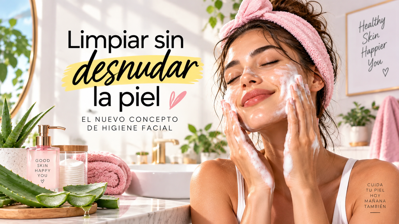 Limpiar sin desnudar la piel: el nuevo concepto de higiene facial