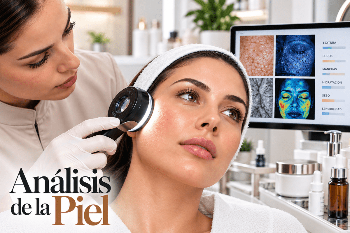 Módulo de análisis de la piel para estudiantes de estética