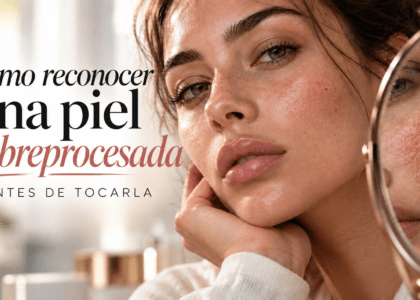 Cómo reconocer una piel sobreprocesada