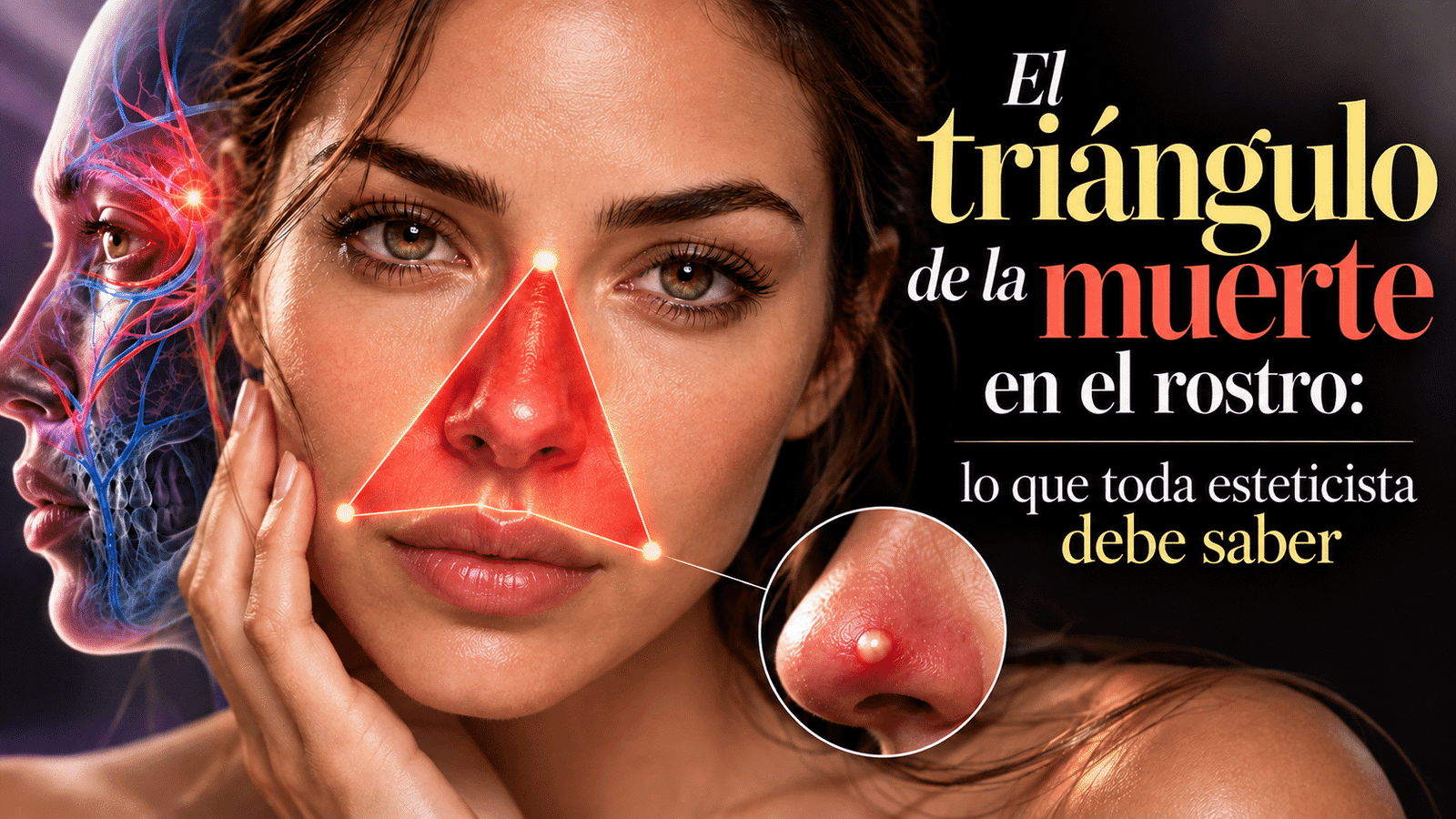 El triángulo de la muerte en el rostro: lo que toda esteticista debe saber