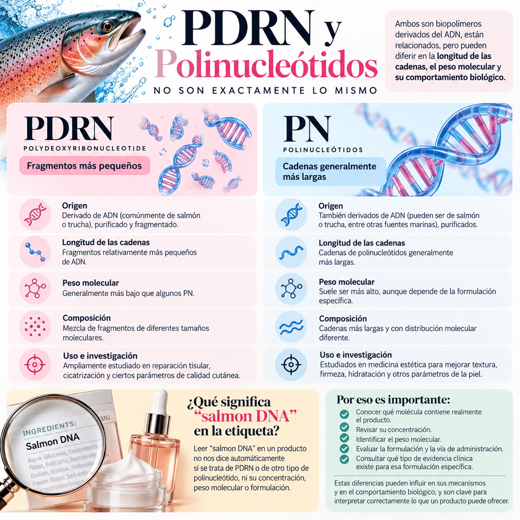PDRN y ADN de salmón