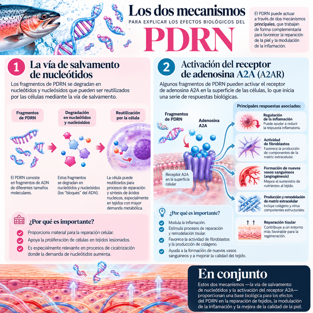 PDRN y ADN de salmón