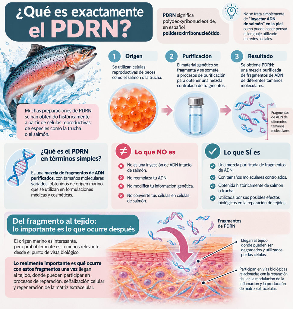 PDRN y ADN de salmón