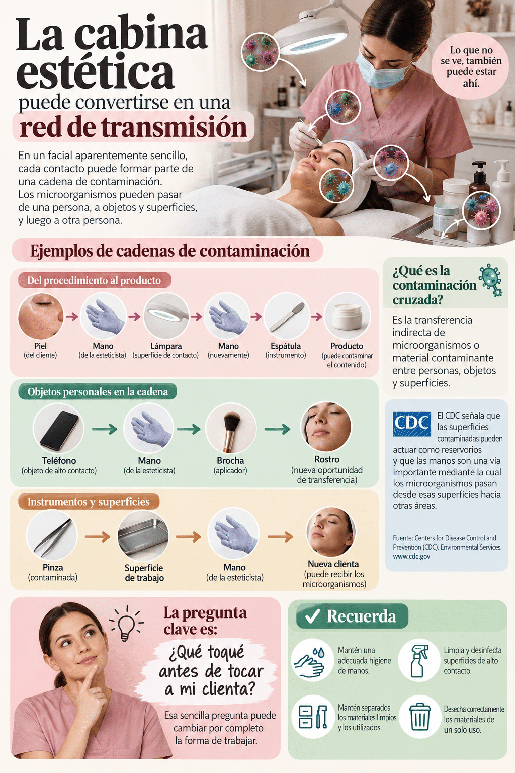 bacteriologia cabina de estetica
