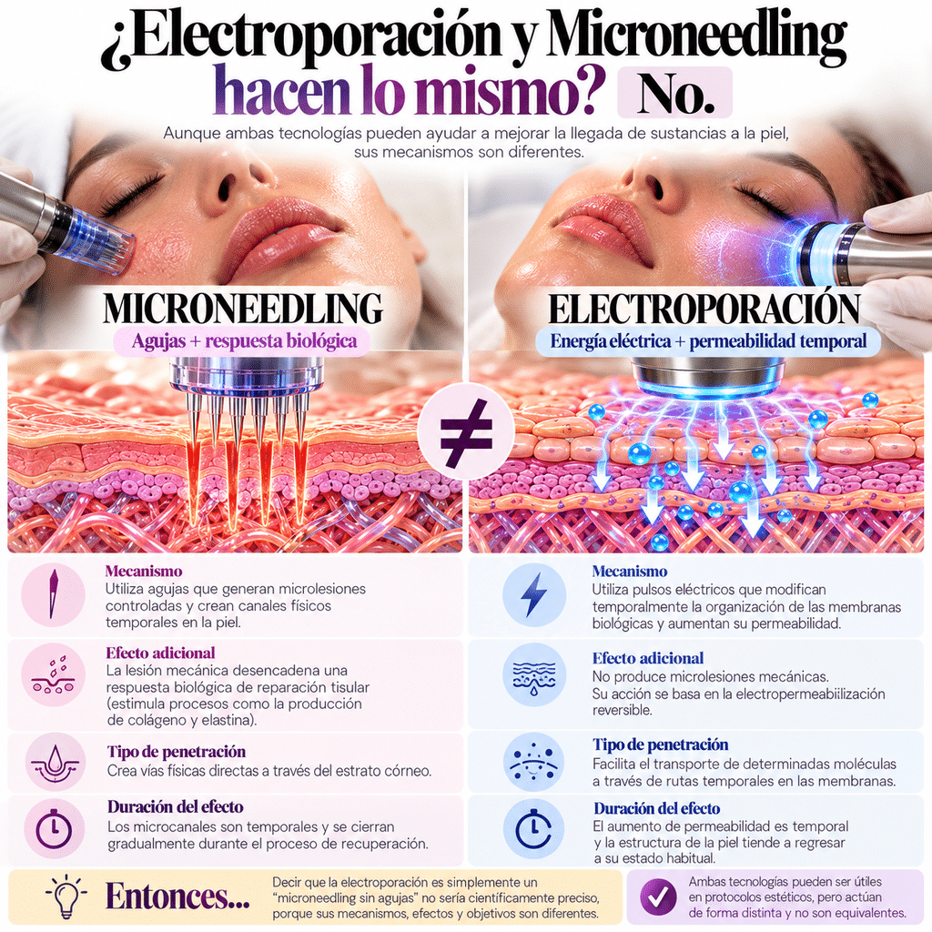 Electroporación vs Microneedling_ Diferencias Clave