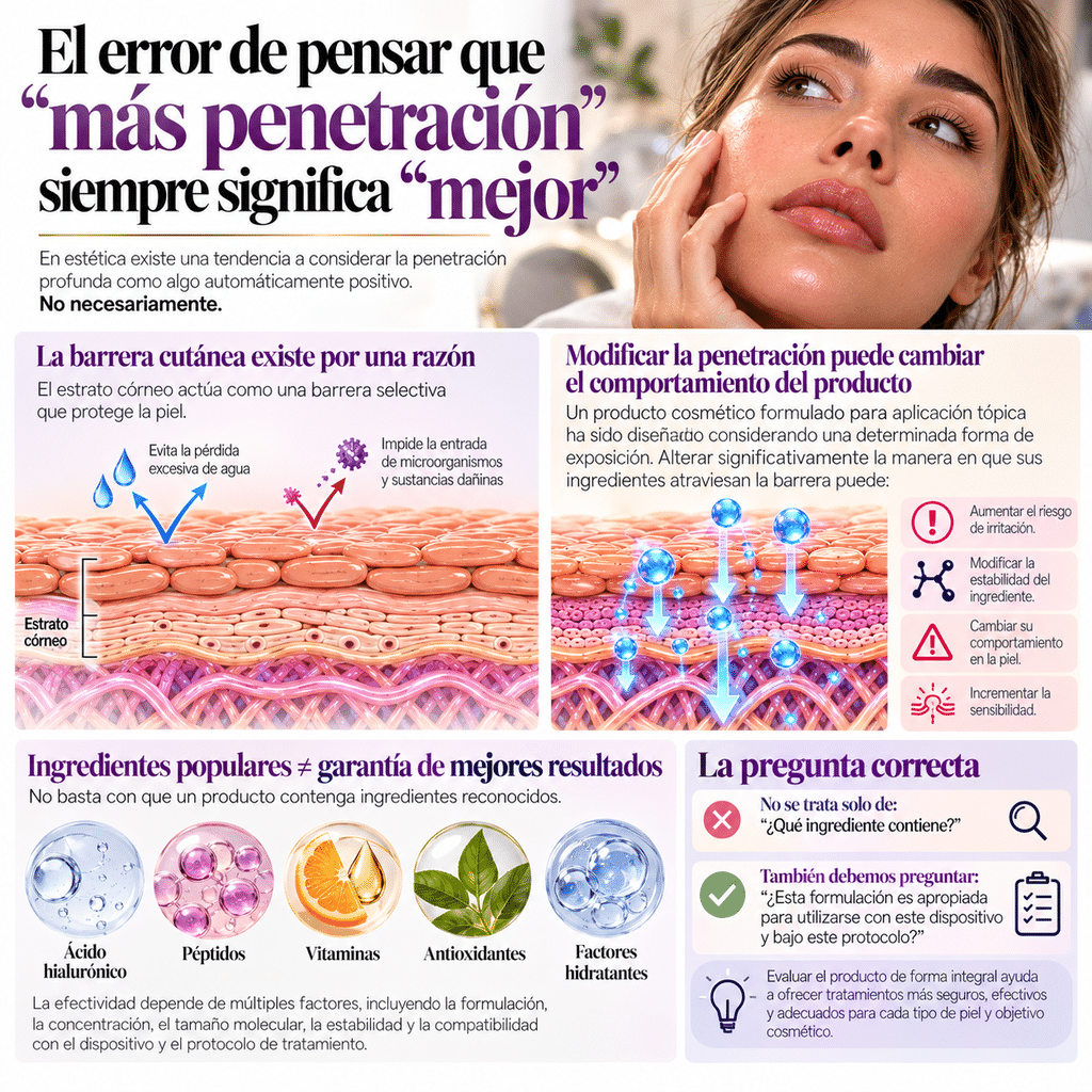 Penetración Cosmética y Barrera Cutánea